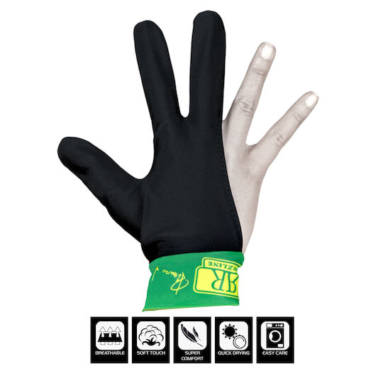 Nir Italia Glove Renzline Black With Waistband Dx (right Hand) Γάντι Μπιλιάρδου Μαύρο 1τμχ 11078D