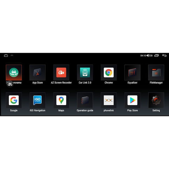 Lenovo Автомобилна Аудио Система (Блутут/USB/WiFi/GPS/Apple-Carplay/Android-Auto) с Тъчскрийн 12.3"