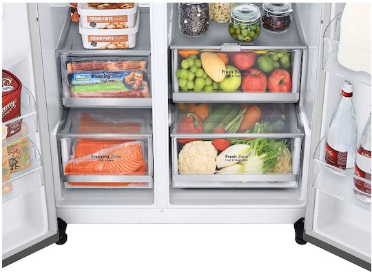 LG 655lt Total NoFrost Î179xL91.3xA73.5cm. Inox GSVV80PYLL