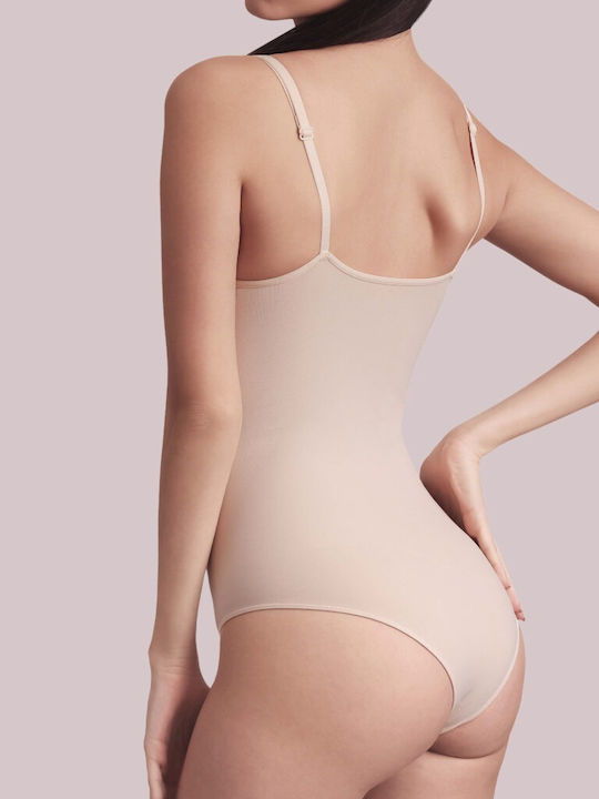 Diana Uplift Compression Body Seamless Beige