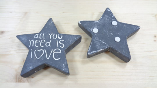 Riniotis All You Need Is Love Keramik Dekoratives Element Für Hochzeitsgeschenkmaterialien Gray 1Menge