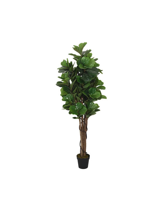 Künstlicher Baum für den Außenbereich Ficus Lyrata Grün 180cm vidaXL