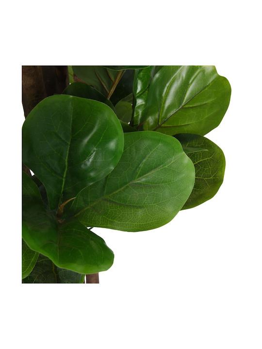 Künstlicher Baum für den Außenbereich Ficus Lyrata Grün 120cm vidaXL