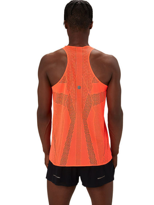 ASICS Metarun Singlet Ανδρική Καζάκα Κόκκινη