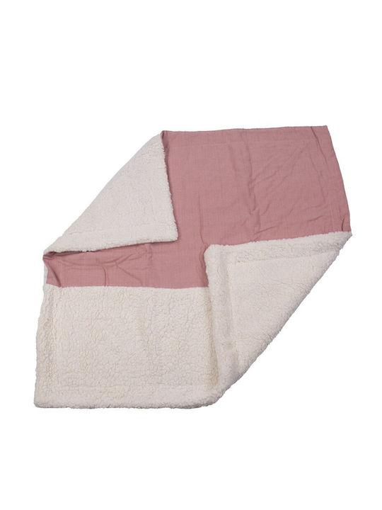 Kamtex Baby Kuscheldecke Rosa 85x95cm.