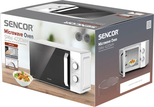 Sencor Φούρνος Μικροκυμάτων με Grill 20lt Λευκός