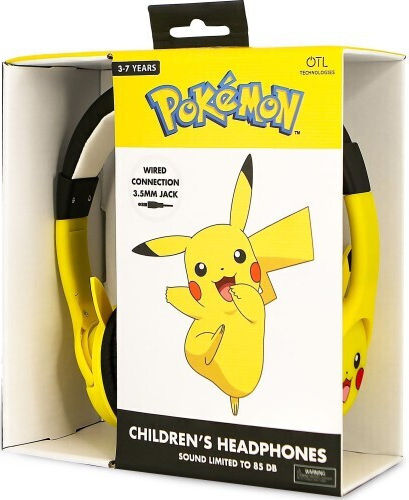 OTL Pikacku Rubber Wired On Ear Headphones Yelow