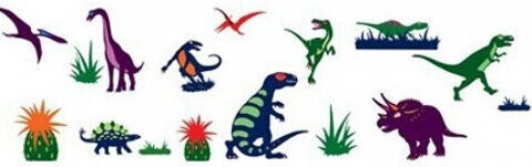 Djeco Kids Wall Sticker 'dinosaurs'