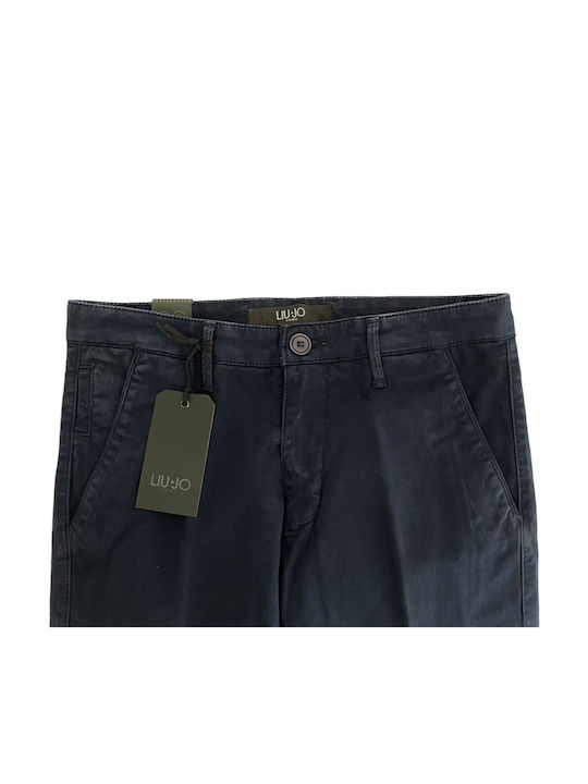 Liu Jo Men's Trousers Chino Navy Blue