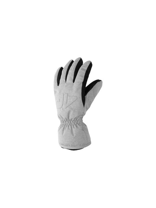 4F Women's Ski & Snowboard Gloves Gray