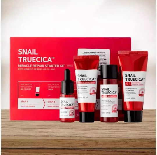 Some By Mi Snail Truecica Σετ Σετ Περιποίησης για Ενυδάτωση, Καθαρισμό Προσώπου & Λάμψη 4τμχ