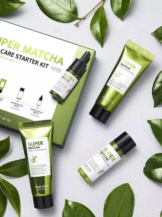 Super Matcha Pore Care Σετ Περιποίησης για Ενυδάτωση, Καθαρισμό Προσώπου & Κατά της Ακμής 4τμχ