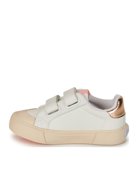 Παιδικά Sneakers με Σκρατς Λευκά