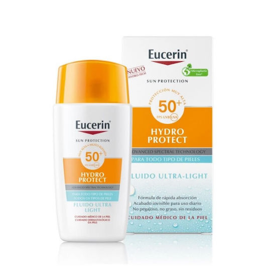 Eucerin Hydra Protect Fluid Ultraușor Cremă Antisolară Față Protecție Solară (SPF) 50 50ml