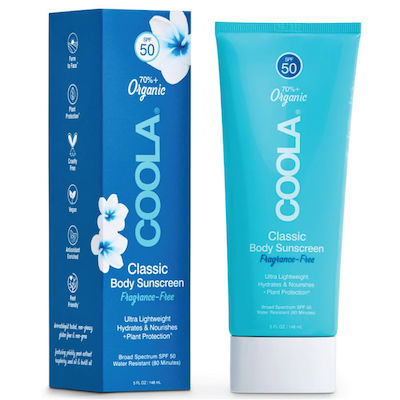 Coola Classic Rezistentă la apă Crema protectie solara Loțiune pentru Corp SPF50 148ml