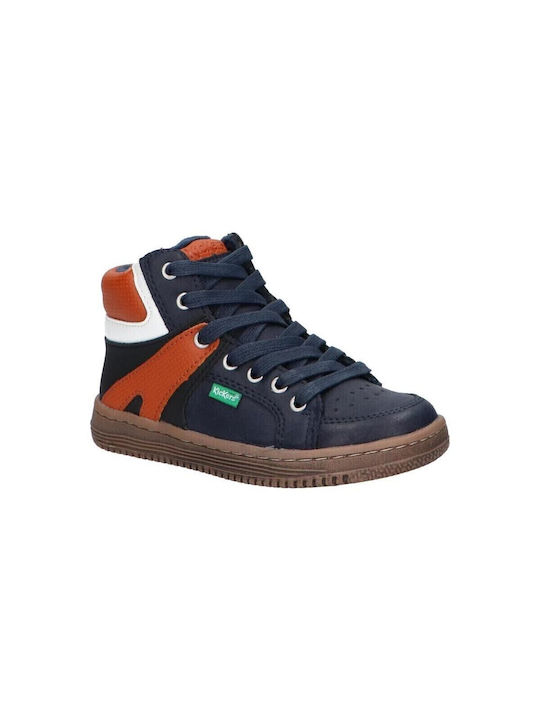 Kickers Kinder-Sneaker Hoch Lowell Blau