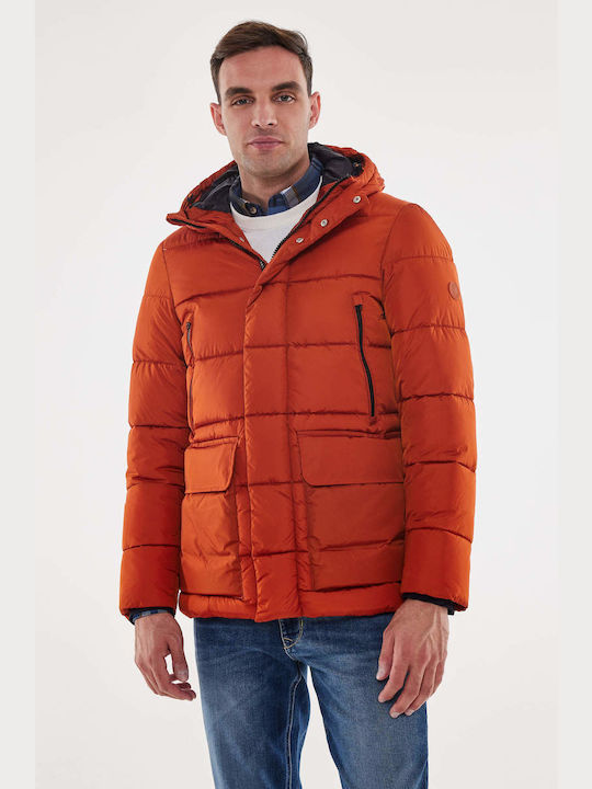 Save The Duck Cliff Herren Winter Jacke Lässig Κεραμυδί