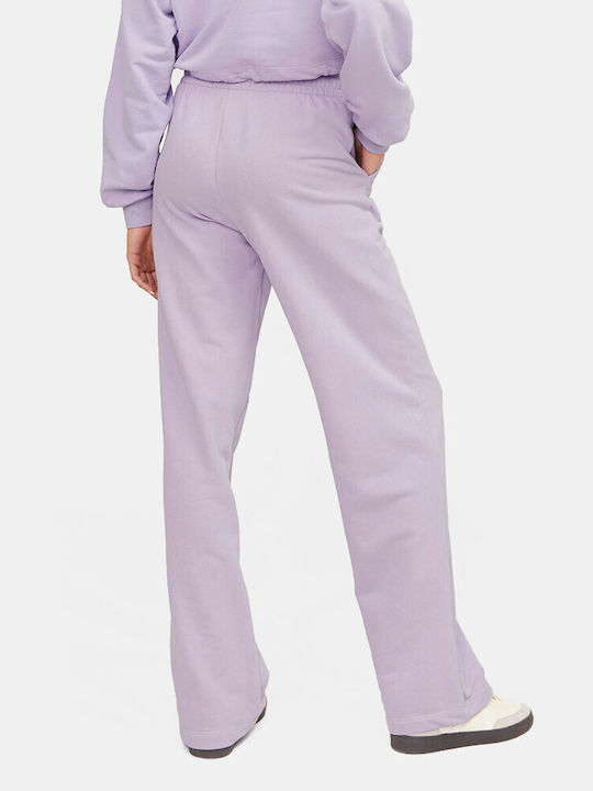 Jack & Jones Women's Flared Sweatpants Lilac Breeze