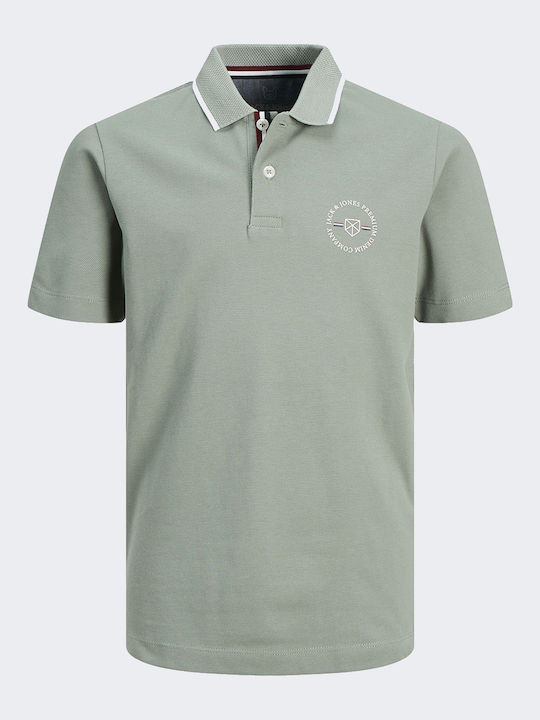 Jack & Jones Polo pentru copii Cu mâneci scurte Lily Pad Olive