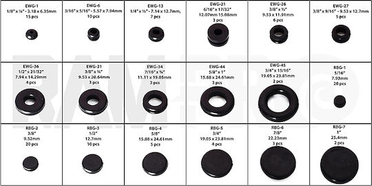 SKS Tools Set Washer 125pcs 0 Ring