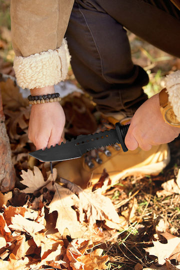 Survival Нож Survival Черен в Калъф