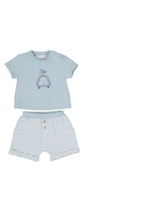 Mayoral Kinder Set mit Shorts Sommer 4Stück White