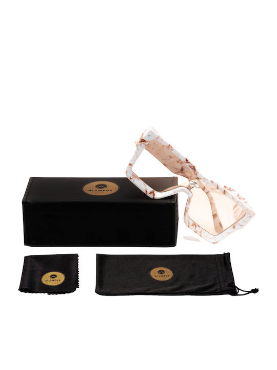 Olympus Sunglasses Sunglasses Pink with Acetate Frame & Pink Lens Olympus Sunglasses Sunglasses Pink with Acetate Frame & Pink Lens