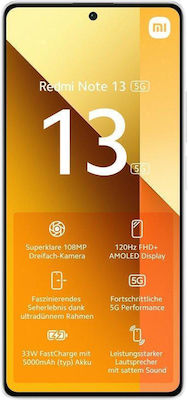 Xiaomi Redmi Note 13 5G Dual SIM (6GB/128GB) Arktisch Weiß