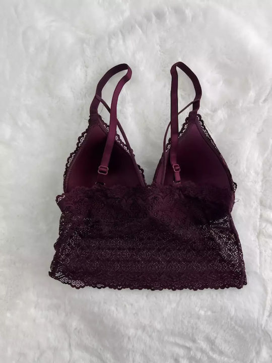 Fantasy Lingerie Bra Burgundy