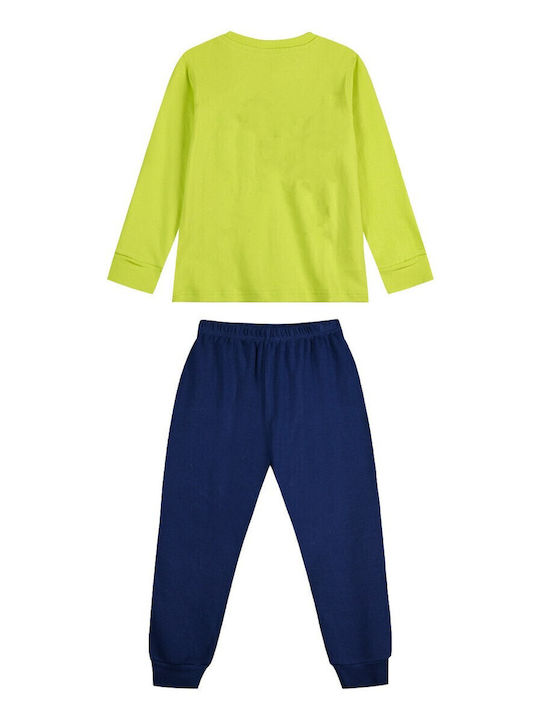 Energiers Kinder Schlafanzug Winterlich Yellow