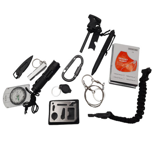 Überlebensset mit Taschenlampe