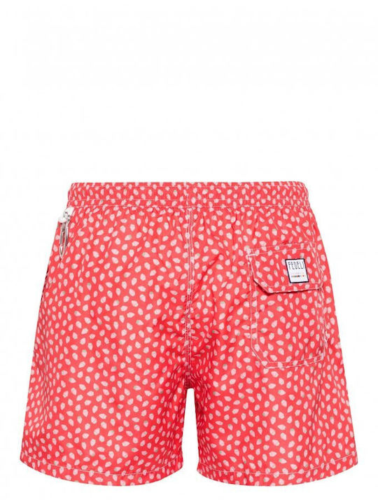 Fedeli Herren Badebekleidung Shorts Rot