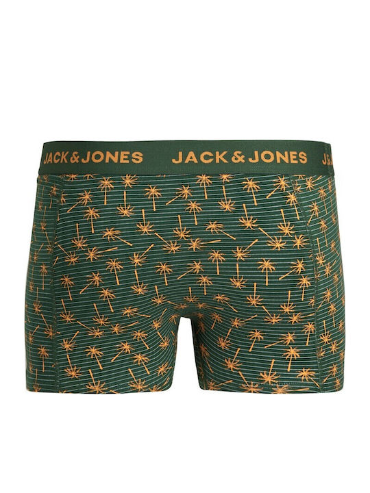Jack & Jones Παιδικό Σετ με Μποξεράκια Πράσινα 3τμχ