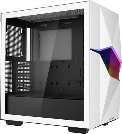 Deepcool Cyclops Midi Tower Computer Case with Window Panel White