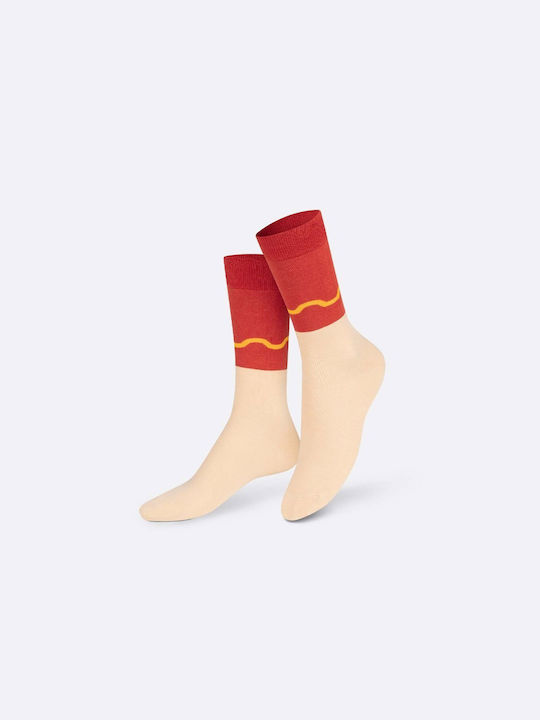 Eat My Socks Hot Dog Чорапи с Дизайн Multicolored 1Пакет