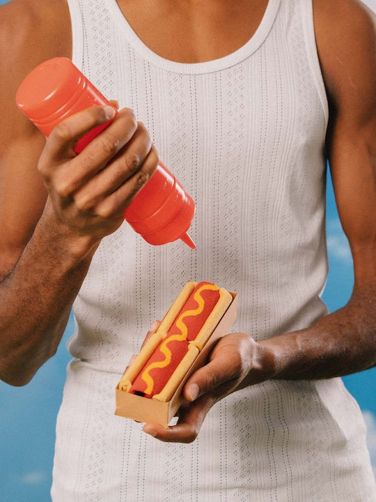 Eat My Socks Hot Dog Чорапи с Дизайн Multicolored 1Пакет
