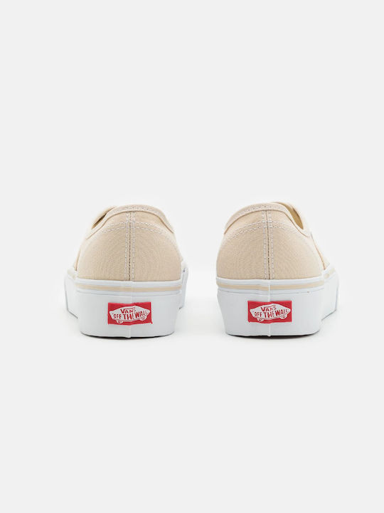 Vans Authentic Γυναικεία Sneakers Μπεζ