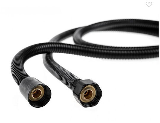 Plastic Shower Hose Black Dns 150cm