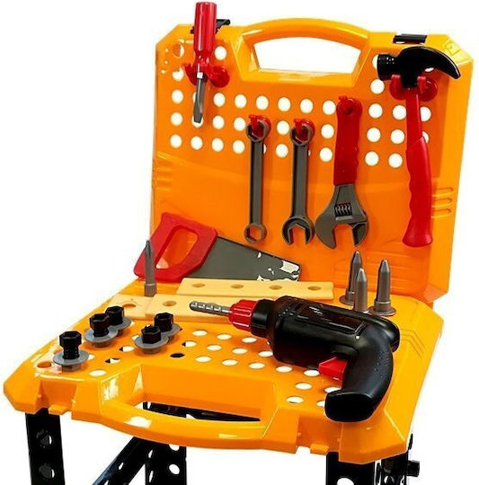 Lean Toys Big Workshop Set Expandable in Case for 3+ Years