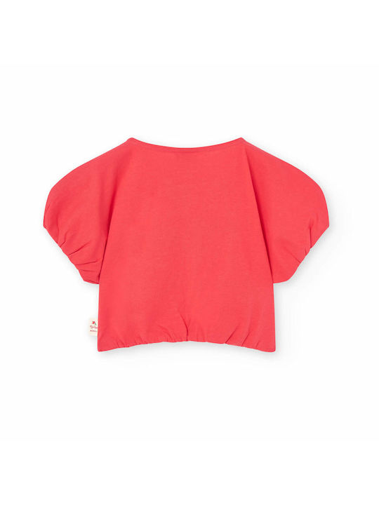 Boboli Kids Blouse Short Sleeve Red