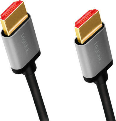 LogiLink HDMI 2.1 Cable HDMI male - HDMI male 2m Gold