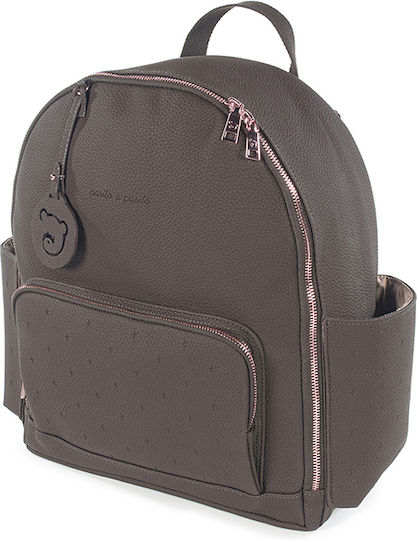 Pasito a Pasito Diaper Bag Brown 32x37x15cm.