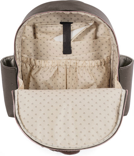 Pasito a Pasito Diaper Bag Brown 32x37x15cm.