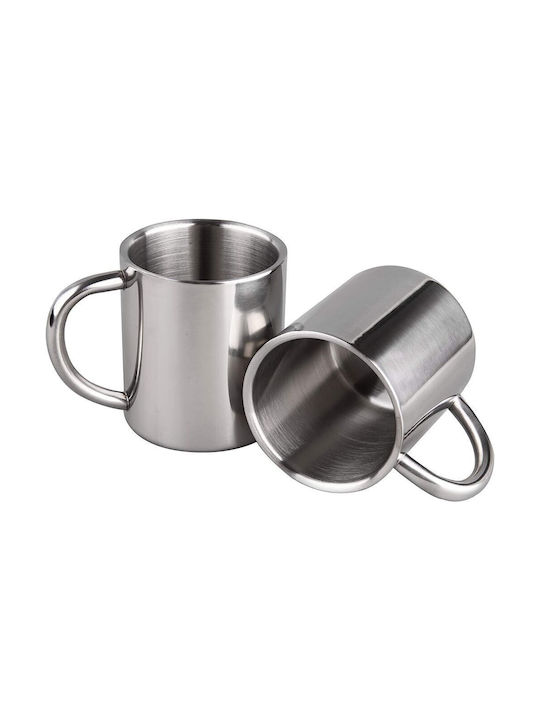 Koupakoupa Totoro And Cat Mug Metallic Gray 300ml