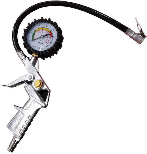 Air Pressure Gauge with Tyre Inflator Pistol 15bar 58072