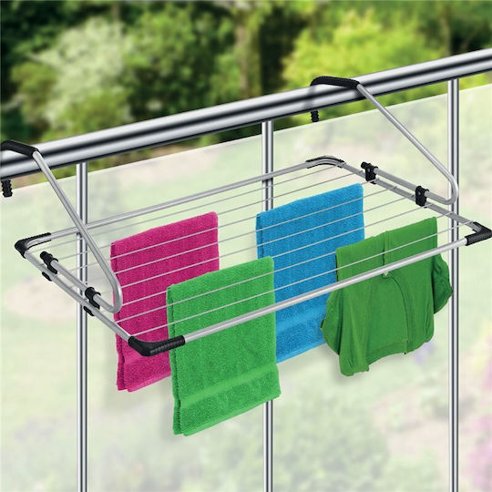 Perilla Hanging Metallic Clothes Drying Rack with 11m Hanging Length