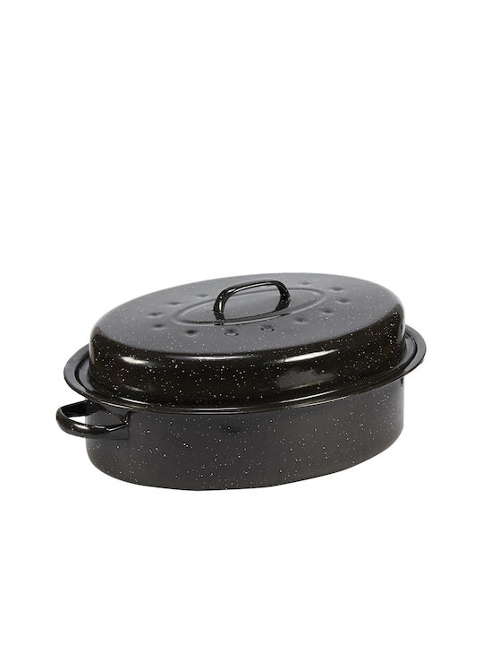 TnS Dutch Oven Oval Made of Aluminum with Grill 42x31.5cm 1pcs