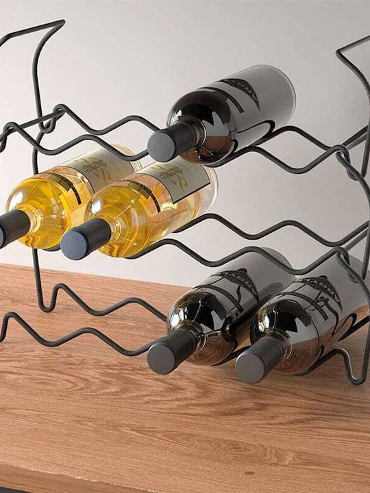 Metaltex Επιτραπέζια Μπουκαλοθήκη Lava Therm Μεταλλική Μαύρη Metaltex Επιτραπέζια Μπουκαλοθήκη Lava Therm Μεταλλική Μαύρη