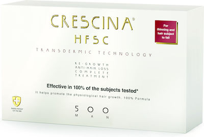 Labo Crescina Transdermic HFSC 500 Αμπούλες Μαλλιών κατά της Τριχόπτωσης για Άνδρες 20x3.5ml