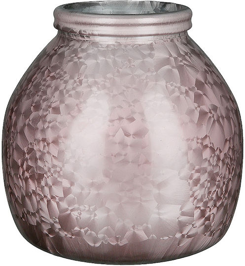 ArteLibre Glass Vase Purple Y20cm